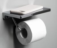 Фото - Держатель WasserKRAFT K-1425 туалетной бумаги с полочкой для телефона