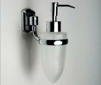 Фото - Дозатор для жидкого мыла WasserKRAFT Oder K-3099 стеклянный, 160 мл металл, хромоникелевое покрытие, матовое стекло