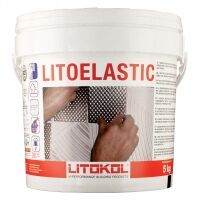 Эпоксидный клей LITOKOL LITOELASTIC (ЛИТОКОЛ ЛИТОЭЛАСТИК) 5 кг Розничная, фото