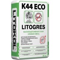Клей для плитки керамогранита LITOKOL LITOGRES K 44 25 кг (Белый) Розничная, фото