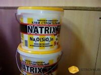 Клей строительный Natrix (Стенотек), ведро 9кг, фото