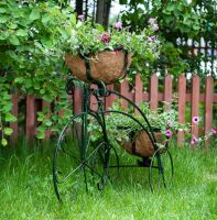 Фото - Подставка велосипед садовая (53-021)