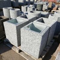 Урна бетонная Киль макси (Мрамор шахматка), фото