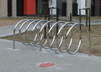 Велопарковка металлическая Спираль (12), фото