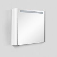 Фото - Зеркальный шкаф AM.PM Sensation M30MCR0801WG правый 80 см, с подсветкой, белый, глянец
