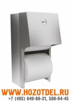 Держатель туалетной бумаги для бытовых рулонов эмалированный., фото