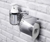 Держатель туалетной бумаги WasserKRAFT Isen K-4059 и освежителя металл, хромоникелевое покрытие, фото
