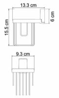 Держатель бумажных полотенец WasserKRAFT Exter K-5291 (К-5222D) металл, покрытие 