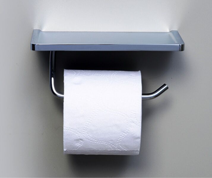 Держатель WasserKRAFT K-1325 туалетной бумаги с полочкой для телефона, фото