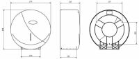 Диспенсер-контейнер Futura для рулона туалетной бумаги, фото