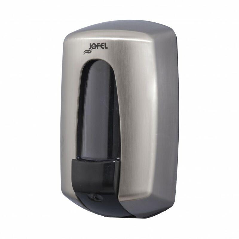 Дозатор жидкого мыла Jofel АС70600 (Пластик под матовую нерж. сталь), фото