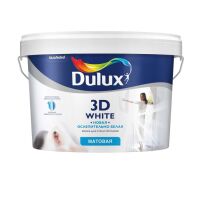 Фото - DULUX 3D White краска ослепительно белая матовая (10л)