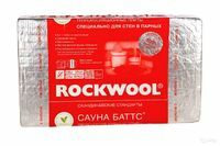 Каменная вата Rockwool Сауна Баттс 1000x600х50мм 8 шт Розничная, фото