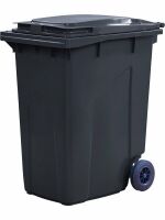 Контейнер для мусора пластиковый 360 литров (Серый), фото
