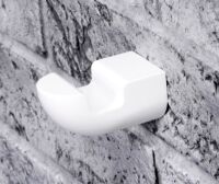 Стакан для зубных щеток WasserKRAFT Kammel K-8328 White стеклянный металл, матовое стекло, белая порошковая краска, фото
