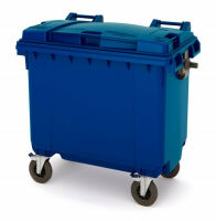 Мусорный контейнер на 770 литров (синий), фото