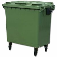 Мусорный контейнер на 770 литров (зеленый), фото