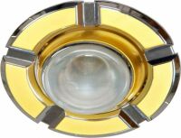 Светильник R50 E14 поворотный круг золото-хром, 098-R50 Feron, фото
