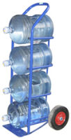 Тележка для баллонов с водой, колеса литые (ВД4), фото