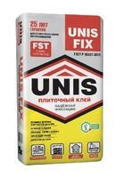UNIS FIX Плиточный клей для укладки керамической, кафельной и мозаичной плитки 25 кг. Розничная, фото
