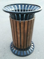 Фото - Урна для мусора уличная деревянная УМ-4