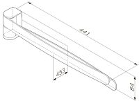 Вешалка-вертушка AM.PM Inspire 2.0 A50A32600 двойная для полотенец, 40 см, хром, фото