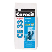 Затирка для плитки CERESIT CE33 (серебристо-серая), фото