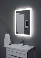 Фото - Зеркало Aquanet Алассио 11085 с LED подсветкой, 1100х850x32 мм, инфракрасный выключатель (196639)